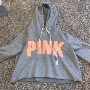PINK cropped hoodie